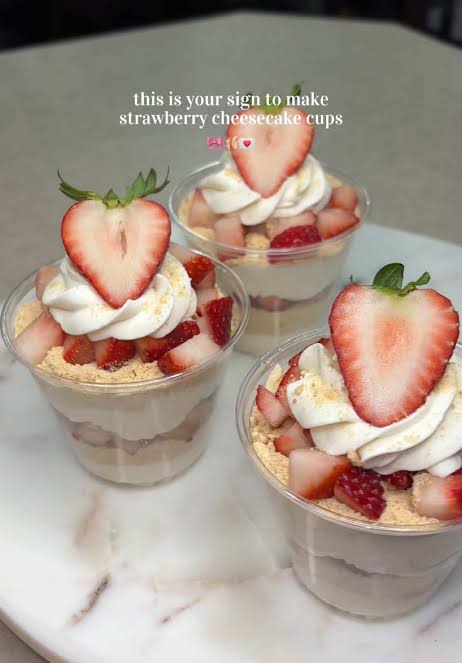 Strawberry Dessert Cup